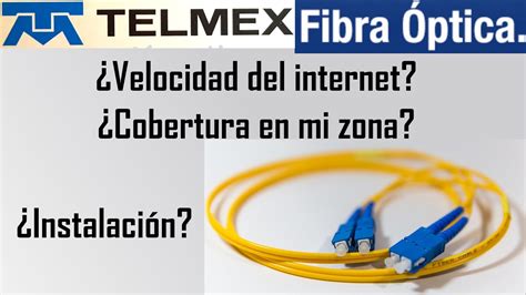 fibra optica telmex